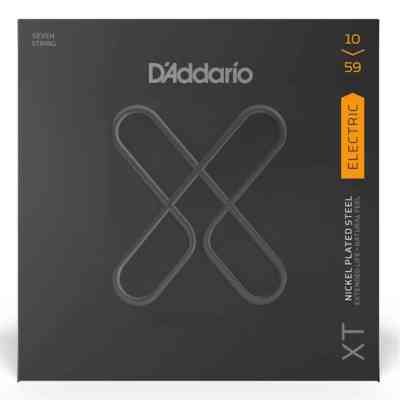 Струны для гитары D'Addario XT ELectric Nickel Plated Steel 7-String Regular Light (10-59) (XTE1059) Винница