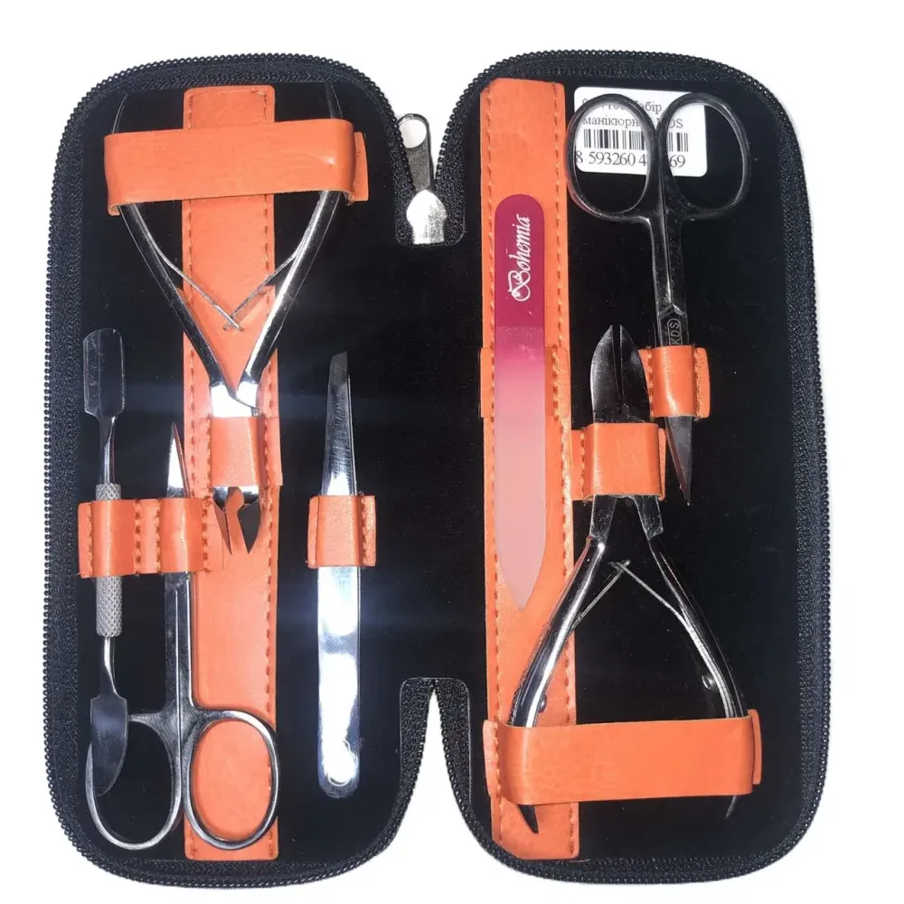 Маникюрный набор KDS маникюрно педикюрный (7 предметов) с хрустальной пилочкой Киев - изображение 8