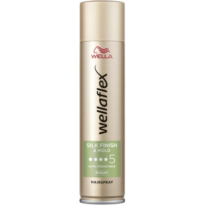 Лак для волос WellaFlex Silk Finish & Hold 5 Ultra Strong Hold 250 мл (4064666232386) Винница - изображение 1
