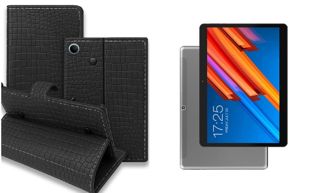 Книжка-трансформер для планшета Teclast M20, M20 4G, колір Black Krokodil Black Київ - фото 1