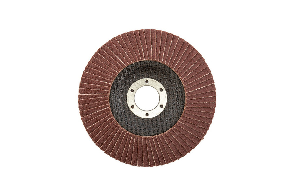 MASTERTOOL Диск шліфувальний пелюстковий конусний MASTERTOOL Т29 зерно 100 125×22 мм 08-3210 Коломия - фото 6