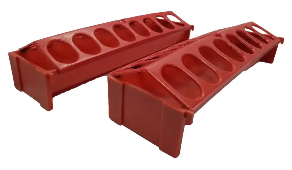 Кормушка лотковая на 8 секций наборная L=30 см 