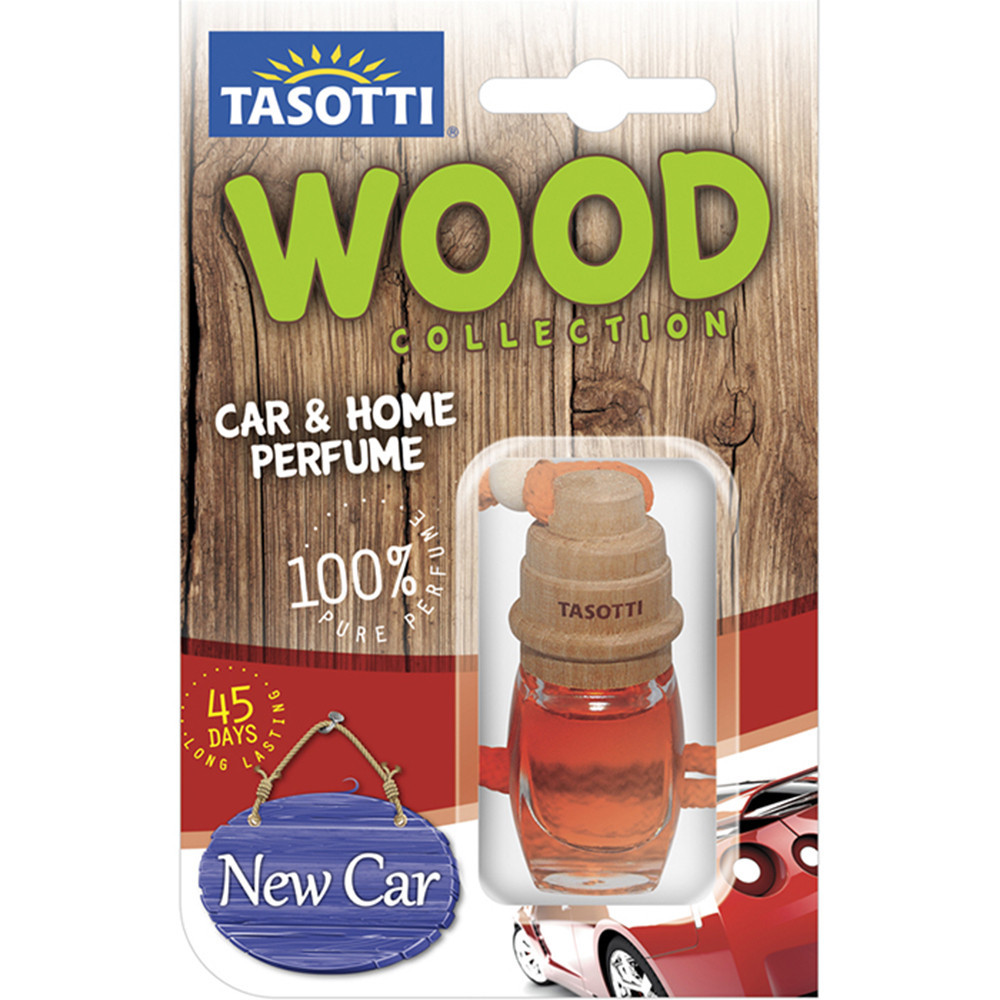 Ароматизатор для авто пробка "Wood" New Car (Нова машина) 7мл Tasotti Вінниця - фото 1