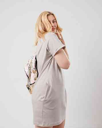 Летнее платье с карманами Nirvana 50-52, Серый Киев