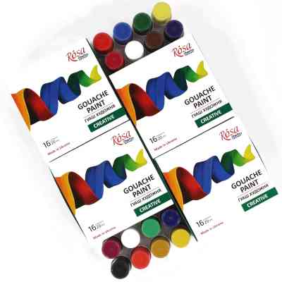 Гуашевые краски Rosa Studio Creative 16*20 мл (4823098531609) Винница