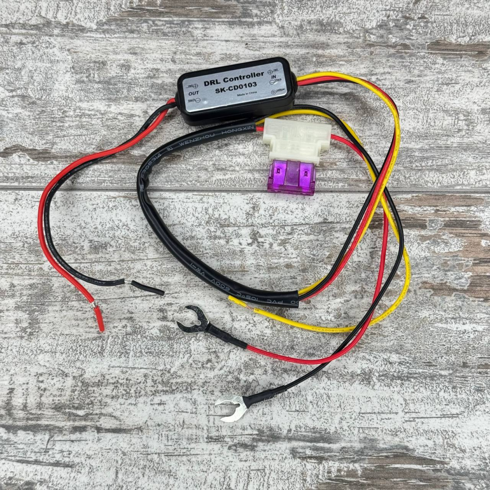 Контроллер DRL SK-CD0103 для дневных ходовых огней 12В, мини, защита от КЗ Киев - изображение 2