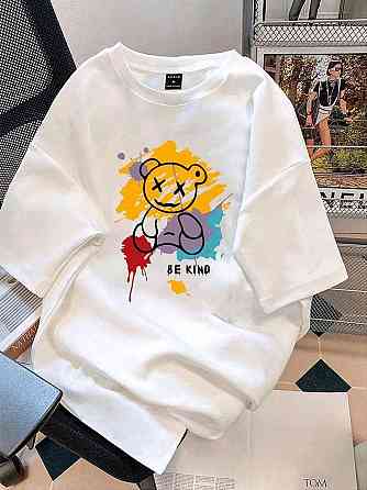 Футболка женская с принтом  48 Белая 2664085747 Днепр