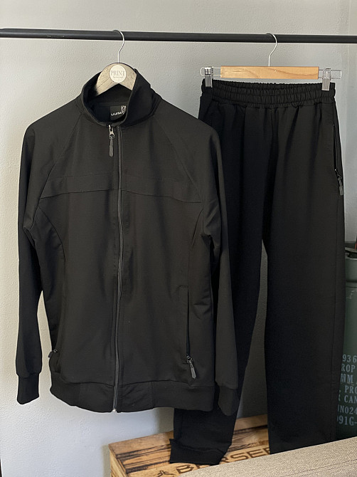 Чоловічий спортивний костюм базовий, чорний Чернівці - фото 2