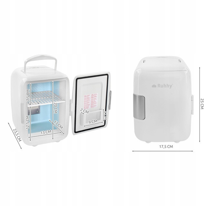 Автомобильный холодильник дорожный 4 литра для напитков и продуктов Ruhhy (8040) 12 / 220 Вт Нововолынск - изображение 10
