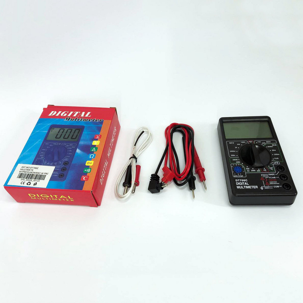 Тестер электрический мультиметр DT 700C, Точный автомобильный мультиметр, Мультиметр HU-690 для электротехники Киев - изображение 5