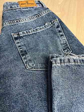 Джинси жіночі Zeo Basic 4635 WIDE LEG palazzo jeans висока посадка широкі довгі світло сині, світло- Одеса