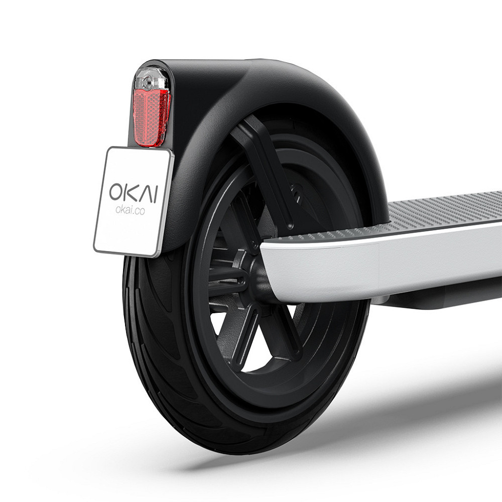 Електросамокат OKAI ES10-NEON Lite White 9", 300(600)W, 7.8Ah, 30km, 25km\h, 20%, NFC, App, 15kg Київ - фото 10