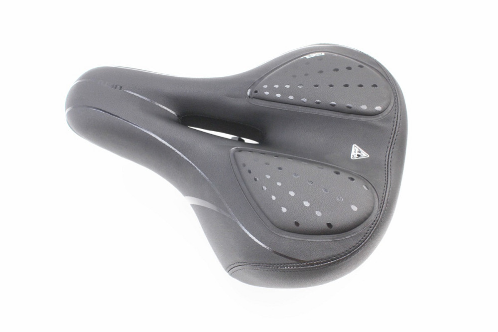 Сидіння ХВЗ 270x185мм з гелевими вставками, чорне Київ - фото 1