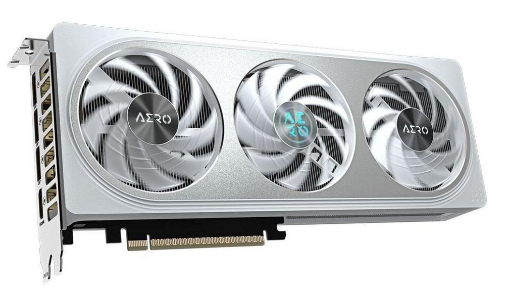 Відеокарта GF RTX 5060 8 GB GDDR7 Aero OC Gigabyte (GV-N5060AERO OC-8GD) ( Silver ) Харьков - изображение 3