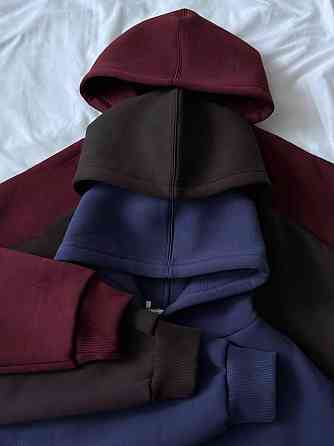 Жіноче базове оверсайз худі турецьке тринитка пін'є Індиго Одеса