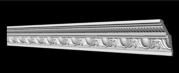 Потолочный плинтус 2м   GP-3   107х107х2000 mm Днепр - изображение 1