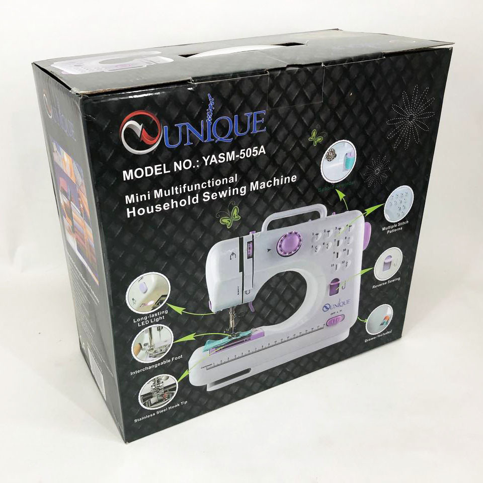 Портативная маленькая мини-ручная швейная машина FHSM-505, Швейная минимашинка, Домашние ZU-432 швейные машины Киев - изображение 5