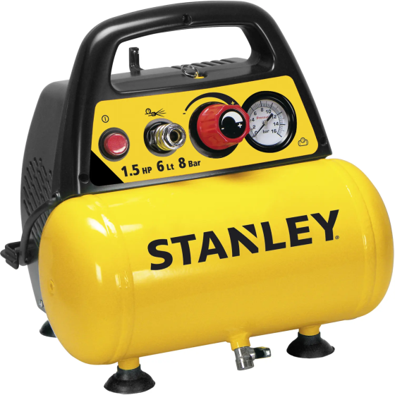 Мощный воздушный компрессор безмасляный STANLEY DN200/8/6 : 1.1 кВт, 6 л, 180 л/мин Киев