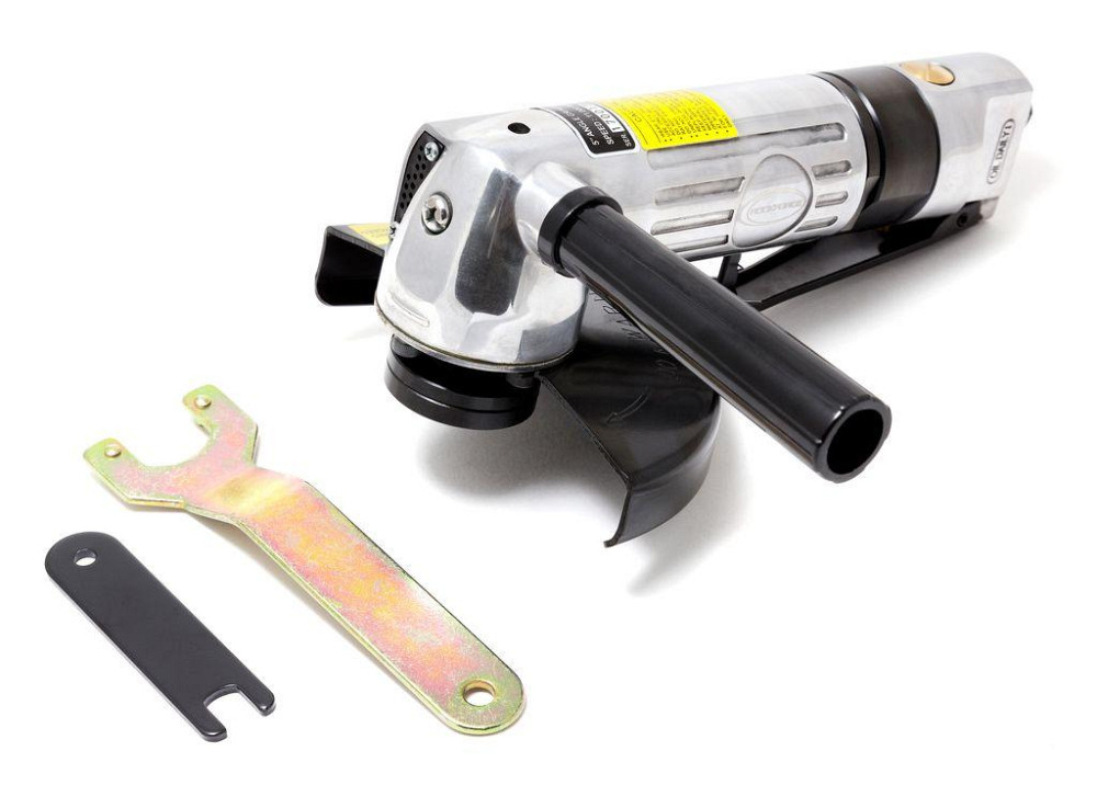 Кутова шліфувальна машина пневматична , 5 "(12000 об/хв, 170л/хв, посадкове різьблення М10х1.5) Rockforce Одеса - фото 1