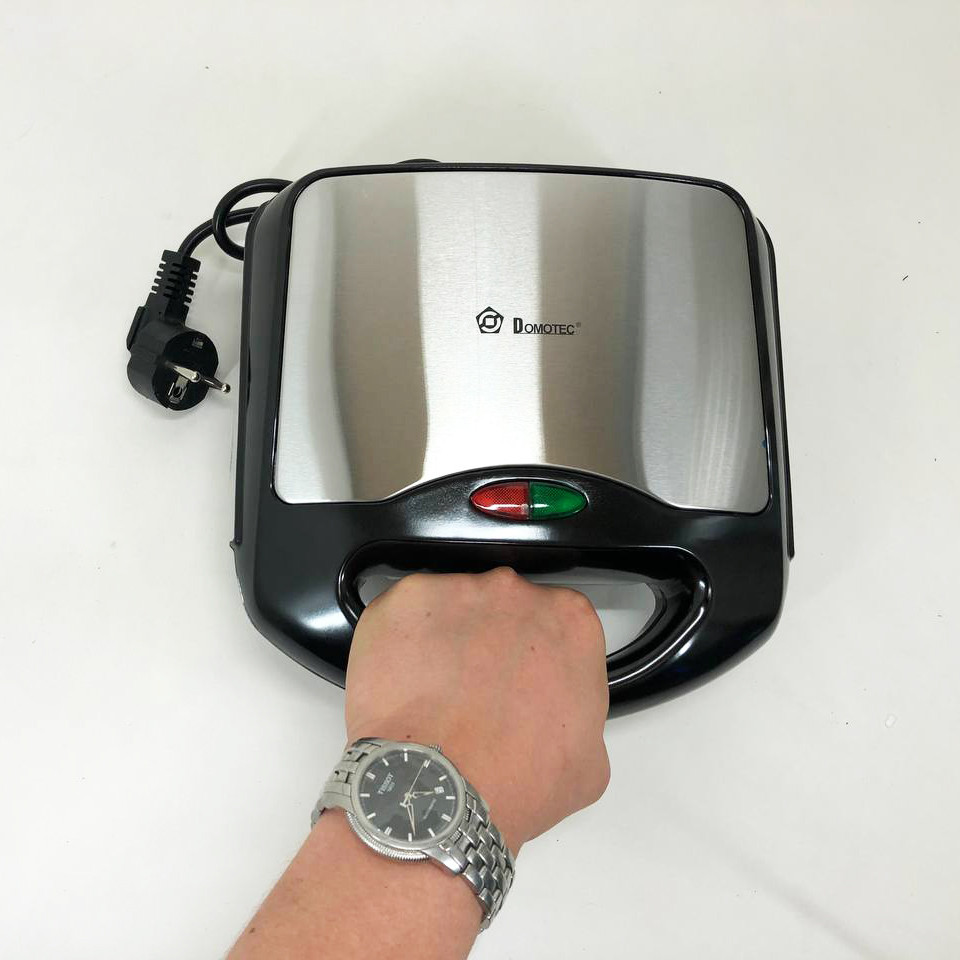 Мини вафельница Domotec MS-7705, Электронная вафельница с антипригарным покрытием WE-11 Львов - изображение 20