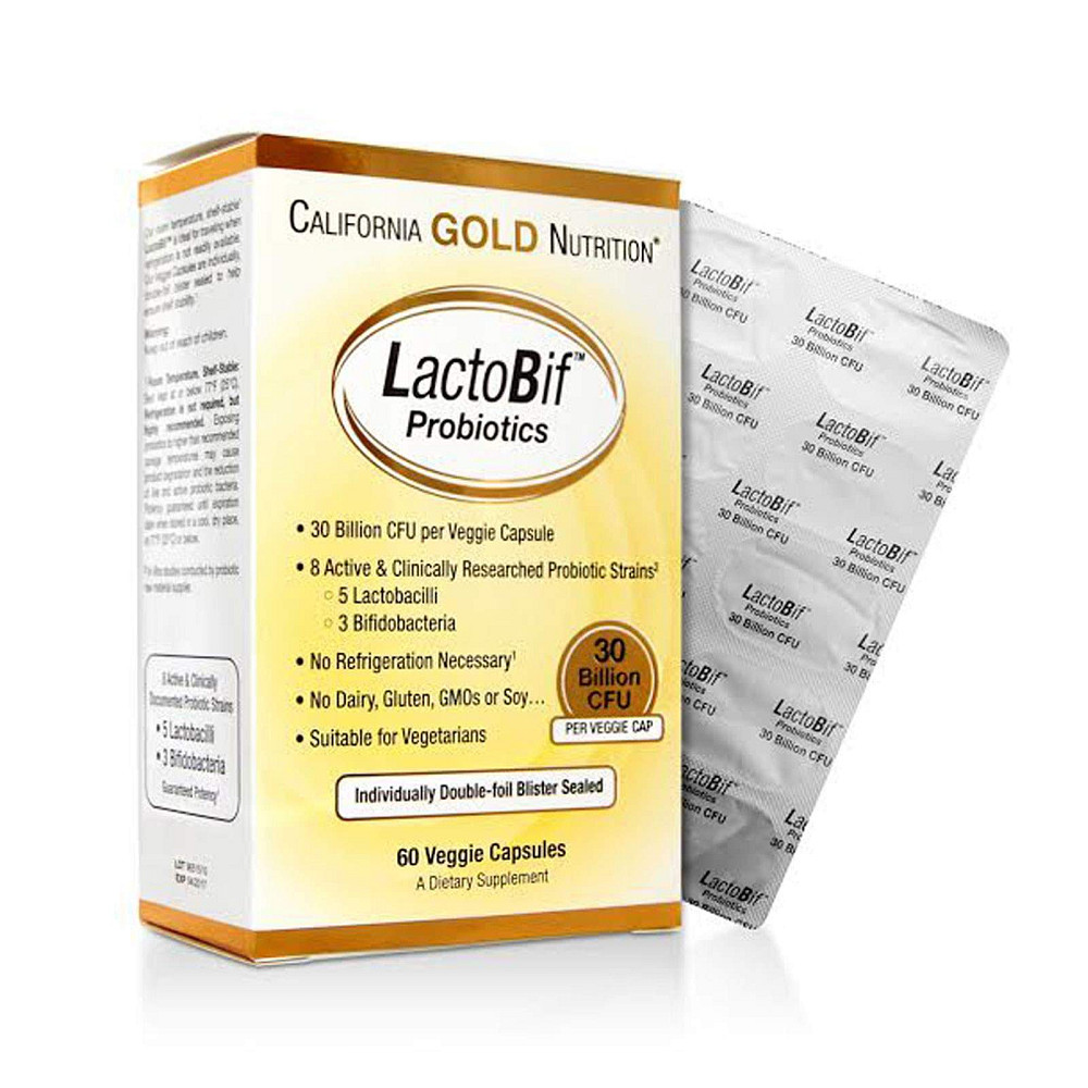 Пробиотики (LactoBif Probiotics) 30 млрд КОЕ 60 капсул Київ - фото 1