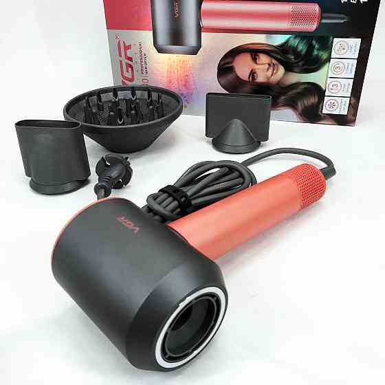 Професійний фен для об'єму, Фен для волосся з дифузором Зручний надійний волосся ET-32 Івано-Франківськ