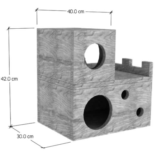 Домик для шиншиллы 