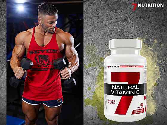 Natural Vitamin C 545 mg From Rose Hips and Acerola, 60 caps Луцьк