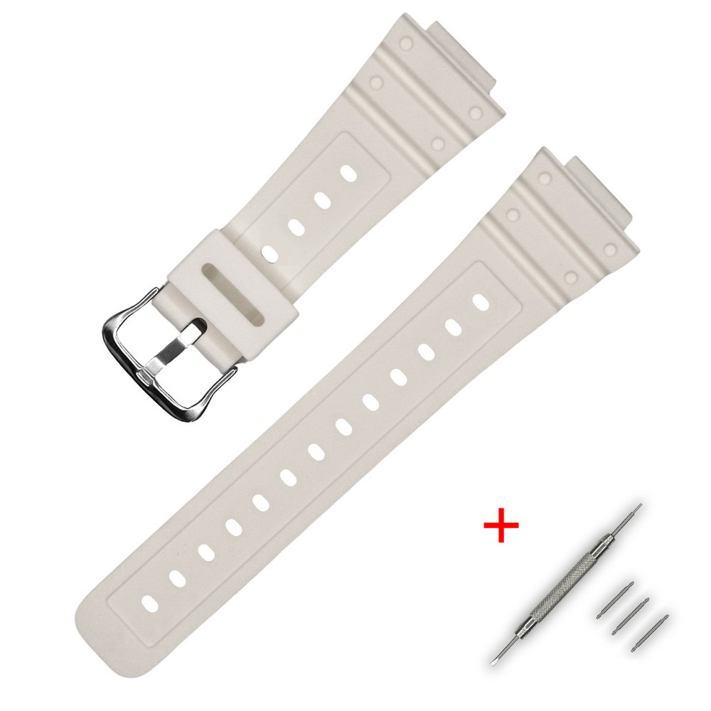 Ремінець для Casio G-Shock DW-5600 White SI SBR Київ - фото 1