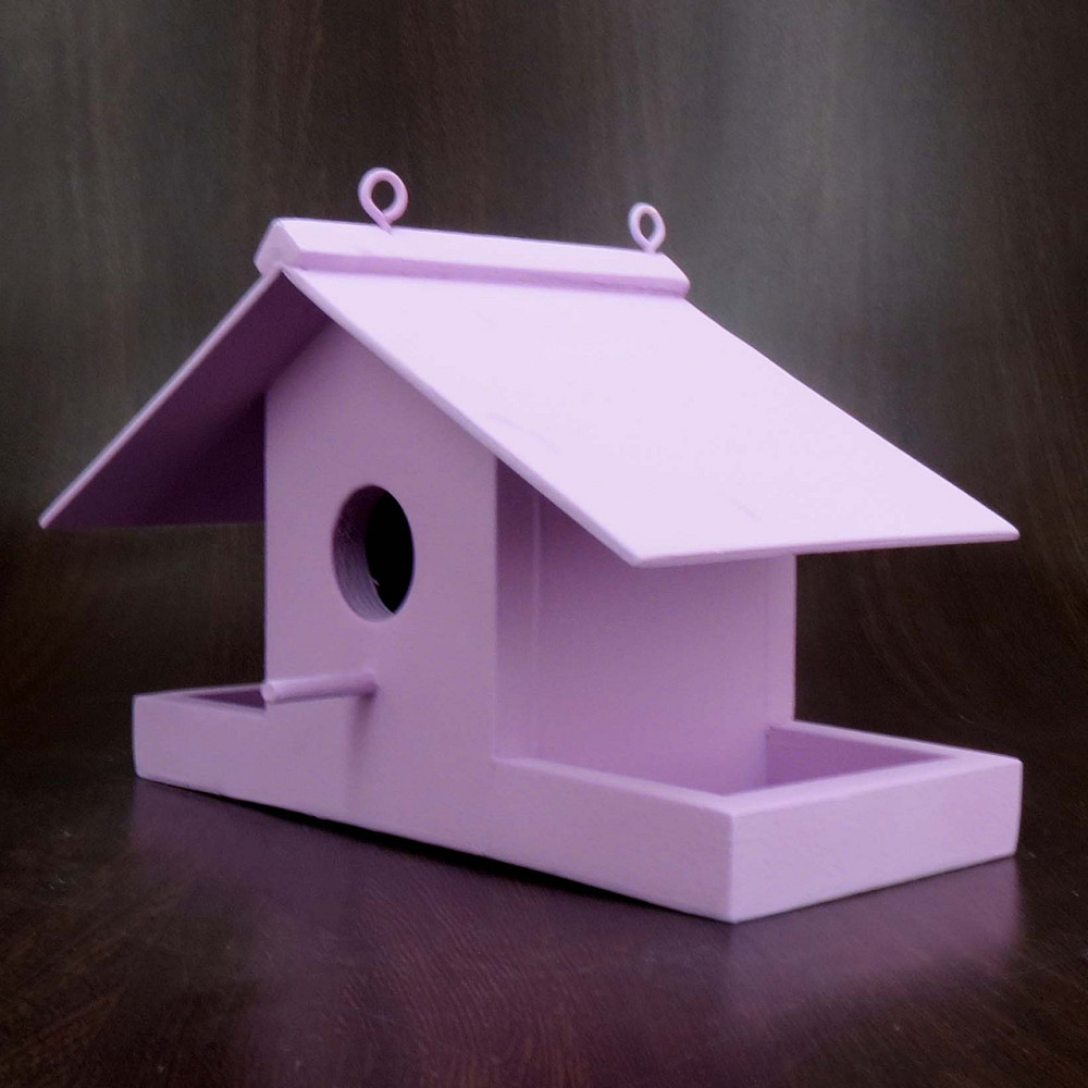 Кормушка со скворечником 