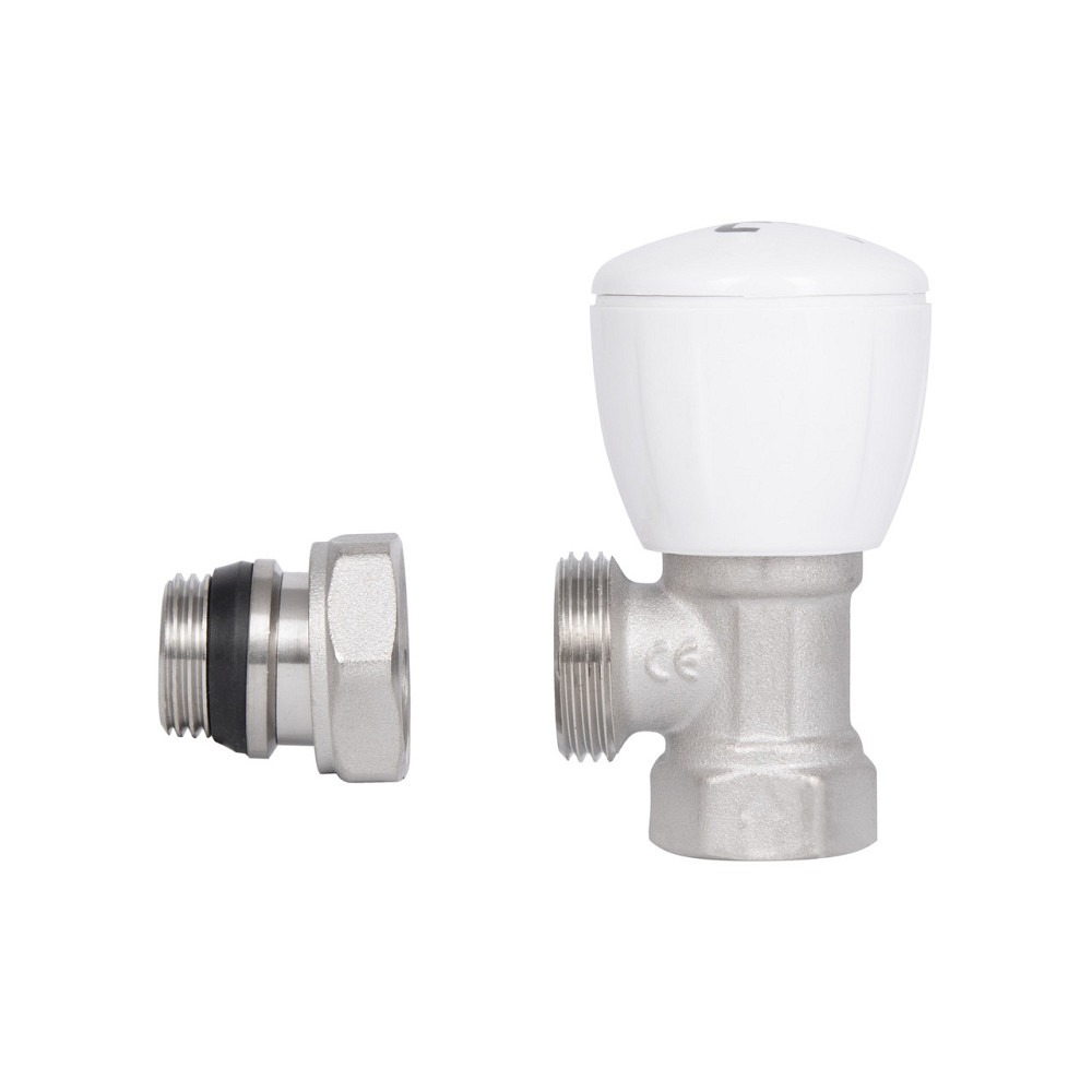 Кран радіаторний Thermo Alliance Standart Powerful 1/2" з антипротіканням кутовий SF232W15 Київ - фото 14