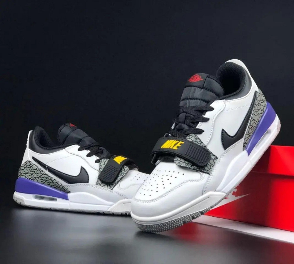 Чоловічі Кросівки Nike Jordan Білі Шкіряні Джордани Найк (розміри: 41,42,43,44,45) Відео Огляд Дніпро - фото 6