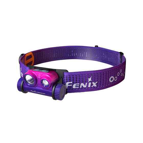 Налобный фонарь для бега Fenix HM65R-DT (Сиреневый) Винница
