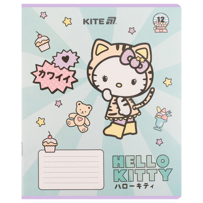 Тетрадь Kite Hello Kitty, 12 листов, линия (HK25-234-1) Винница - изображение 3