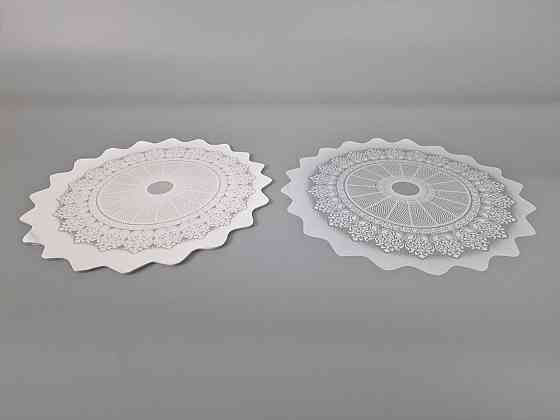 Серветка для квітів діаметром 30 см з рис, 100 шт No 334 (1) (100 шт.) Харків