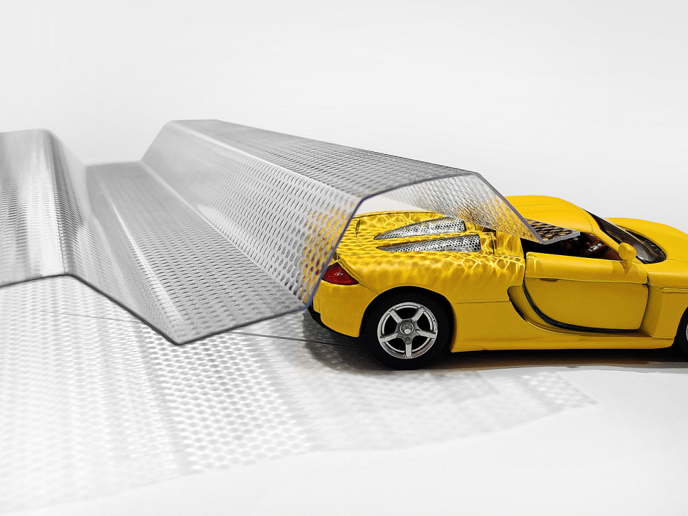 Профільований полікарбонат монолітний TOPLIGHT MICROPRISMA 76/18 прозорий призма 0,9мм 1.040*4.0м Львів - фото 3