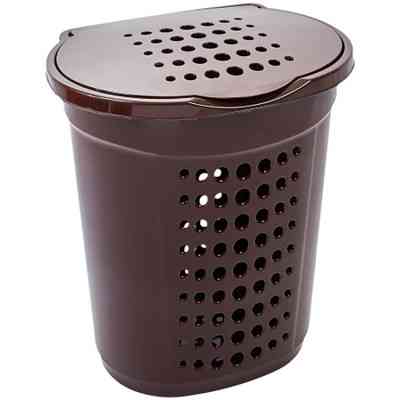 Кошик для білизни Алеана Овальний Коричневий 60 л (алн 122053/коричневий) Вінниця