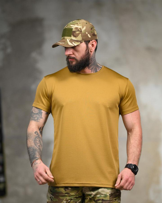 Тактична футболка SELION Руни койот ТР6768 Одеса - фото 2