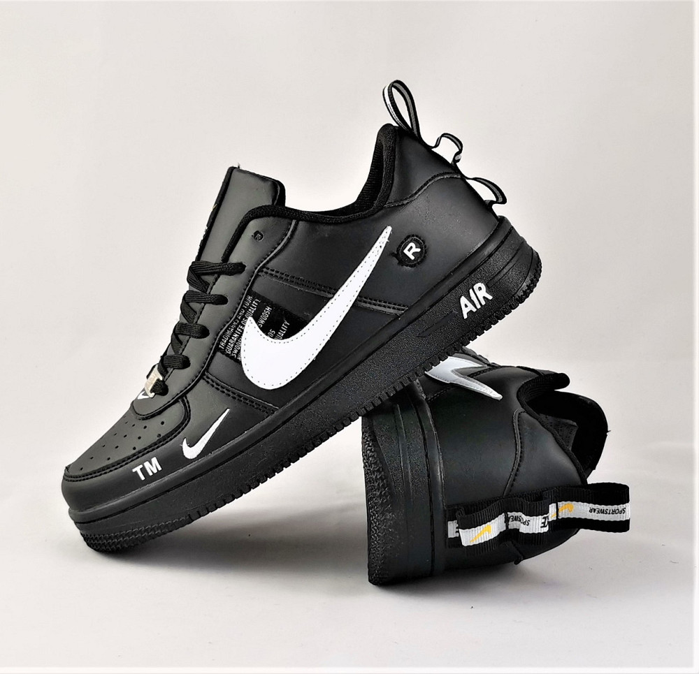 Кроссовки Nike Force Черные Женские Форсы Найк (размеры: 38) Видео Обзор Днепр - изображение 9