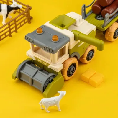 Игровой набор Otamanko Веселый хутор (комбайн с прицепом, лошади, коровы и овца) (8828) Винница - изображение 5