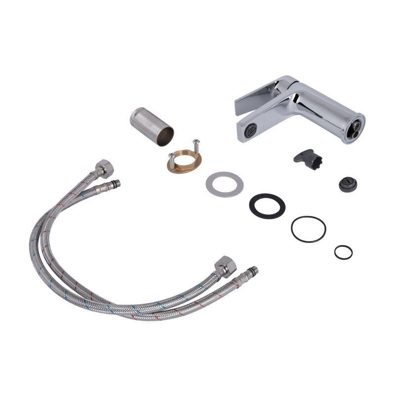 Смеситель для раковины Qtap Stenava New QTSTE270CRM45535 (k35), однорычажный, низкий, Chrome Харьков - изображение 4