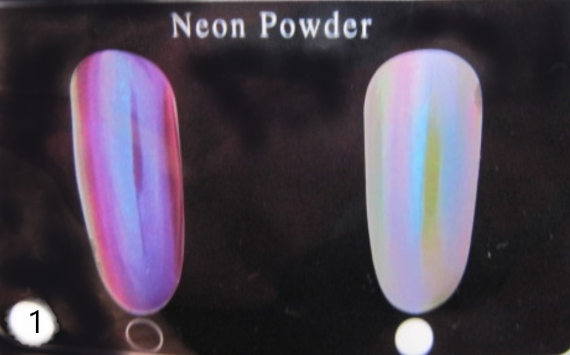 Втирка , пудра зеркальная неоновая (хвост русалки) лиловая с переходом в фиолетовый. Киев - изображение 2