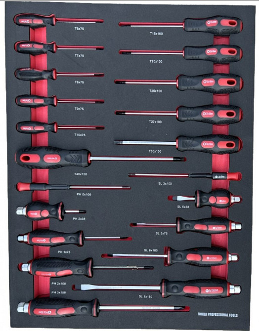 BX-015 Сервисный Шкаф с Инструментами 356 Элементов, 7 Ящиков, Металлическая, Комплект для Мастерской Одесса - изображение 7