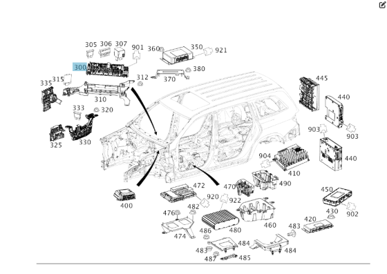 Mercedes-Benz  A1665402350 Блок запобіжників G-class W463 ML/GLE W166 GLE Coupe C292 GL/GLS X166 Одесса