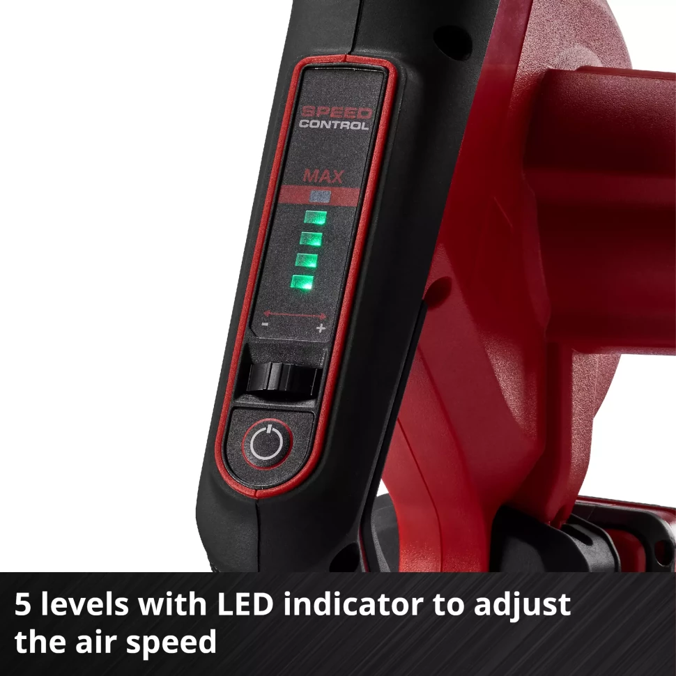 Воздуходувка аккумуляторная Einhell TE-CB 18/270 Li Solo Power X-Change 18 В 270 км/ч (без АКБ и ЗУ 3408045) Киев - изображение 4