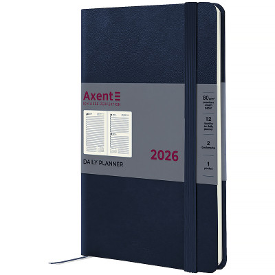 Тижневик Axent датований 2026 Partner Strong, 145х210, синій (8819-26-02-A) Вінниця - фото 1