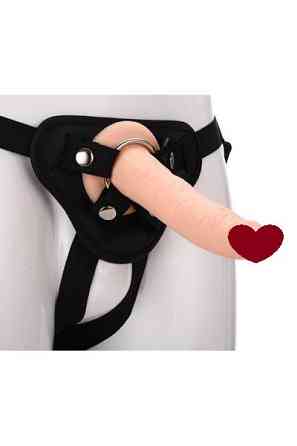 Реалістичний страпон REALSTUFF STRAP ON REAL DILDO Sex Aura Київ