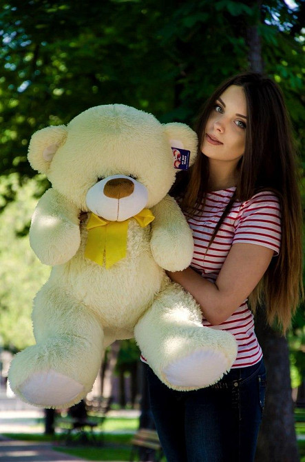 Мягкая игрушка Подарок плюшевый мишка, Плюшевый медведь Бойд 100 см Шампань Тернополь - изображение 1