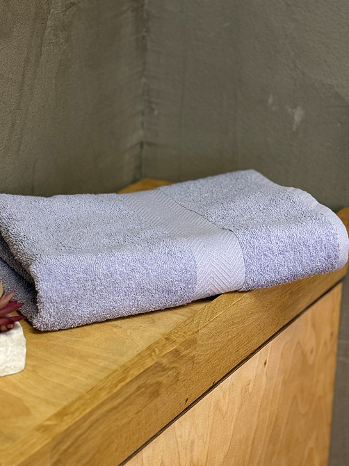 Ecotton Рушник Ecotton 70х130 см махровий бузкового кольору Коломия - фото 1