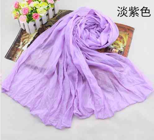 Шарф женский 170 на 40 см сиреневый Киев